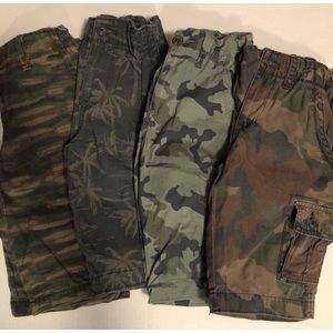 Camo Twill Shorts Bundle Size 12 Slim Boys